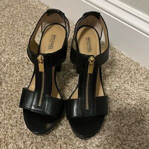 Michael Kors Zip Heeled Sandal